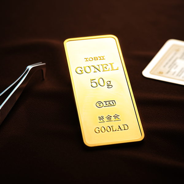 50克金条图片