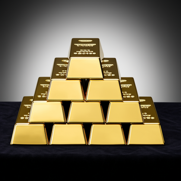 纯黄金金条图片