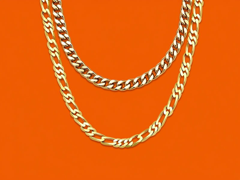 黄金粗链子图片