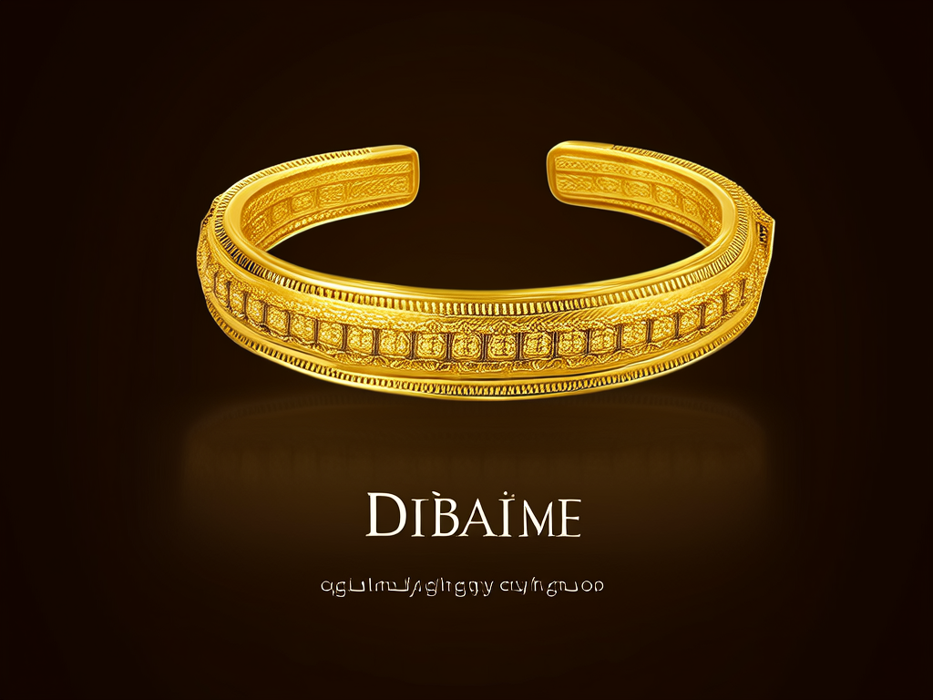 迪拜黄金手镯图片