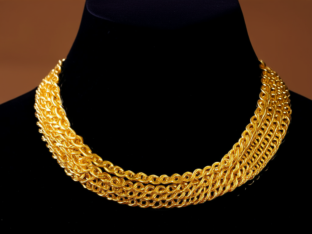 黄金项坠图片女款