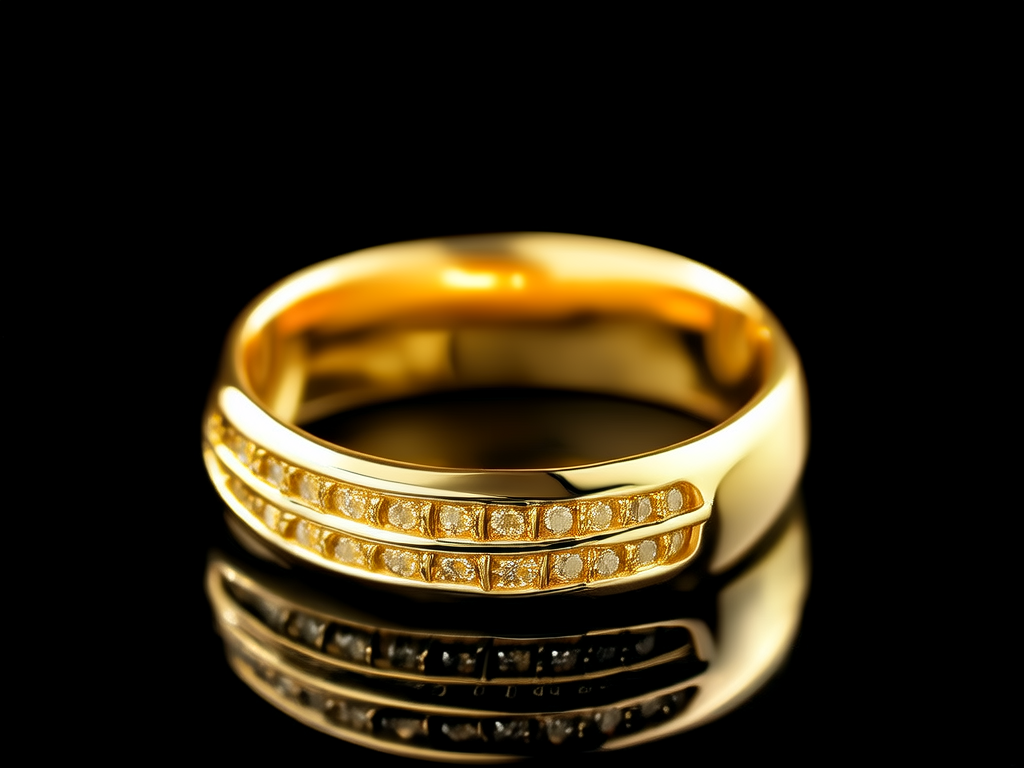 50克金戒指图片