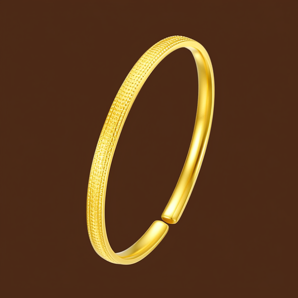 18k黄金手镯图片