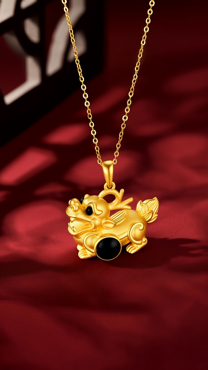 貔貅金项链图片大全
