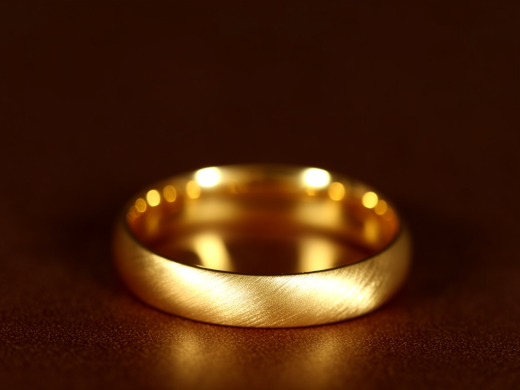 3克左右黄金戒指图片