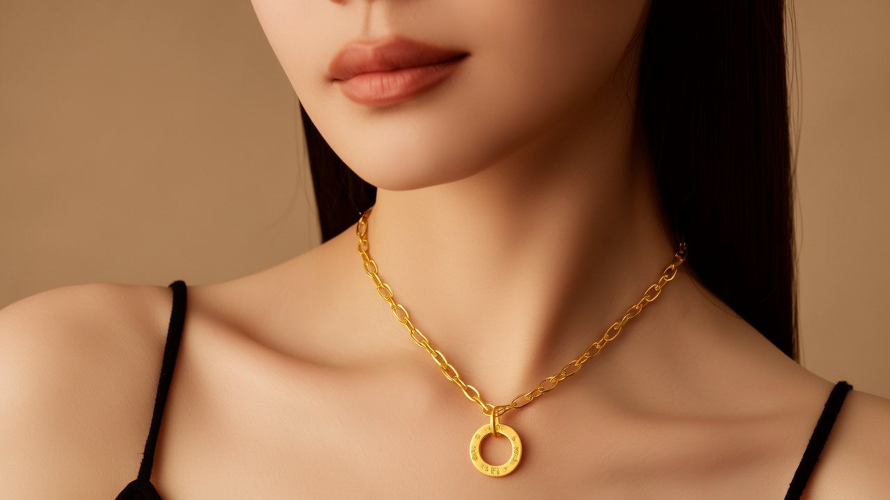 20克的黄金项链图片