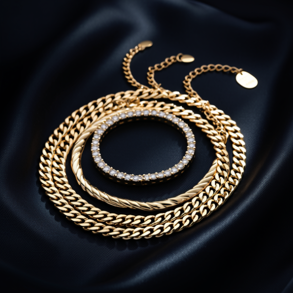 黄金手链款式图片大全