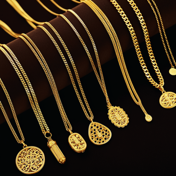黄金项链款式大全图片