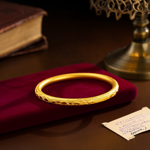 儿童金手镯图片及价格